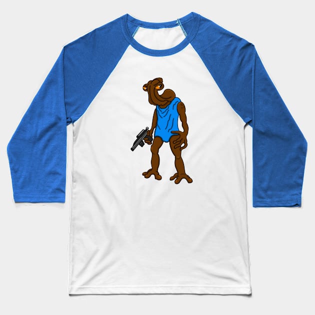 Hammer Baseball T-Shirt by NikInked